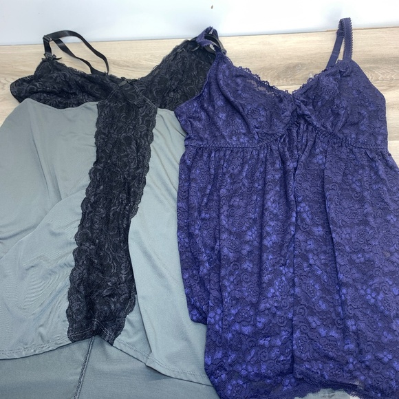 Womens Night Gown Bundle x2 Size 3 Lace Teddy - Picture 1 of 10